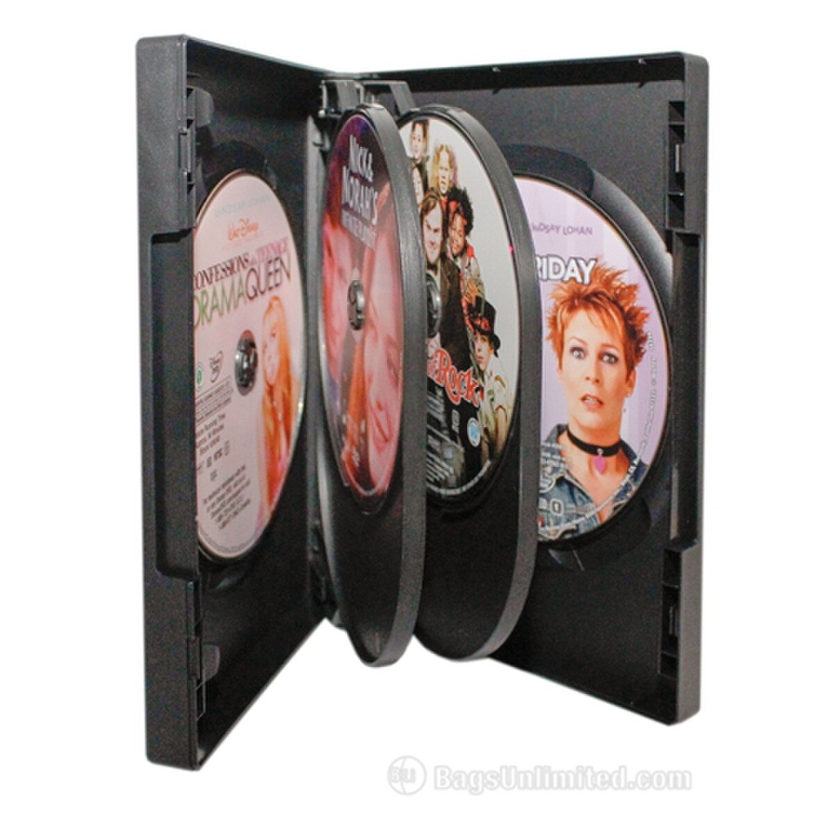 VERSAPak� 6 DVD Case - BLACK Case a